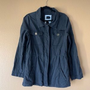Roxy Dark Gray Utility Jacket - Large